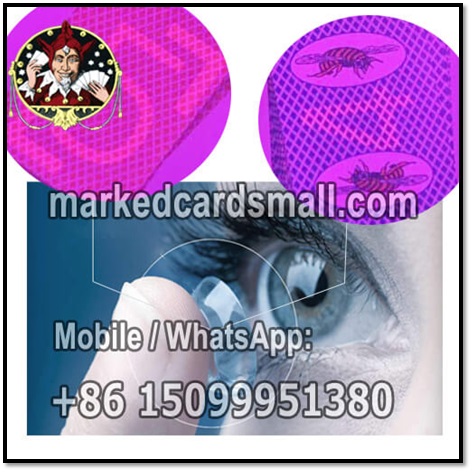 contact lenses for marked cards